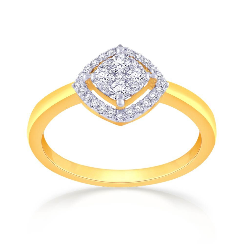 Malabar Gold & Diamonds 18K White Gold Diamond Mine Classic Promise Ring, 6  US - RG8399: Buy Online at Best Price in UAE - Amazon.ae