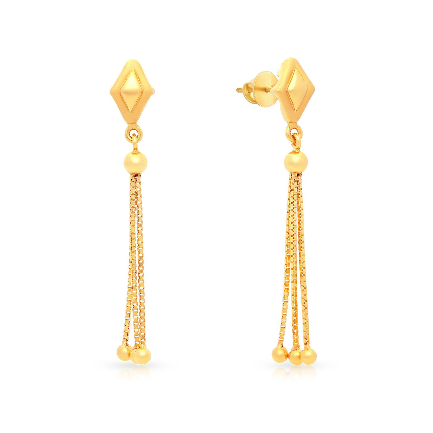 Buy Malabar Gold Earring USER002443 for Women Online | Malabar Gold ...