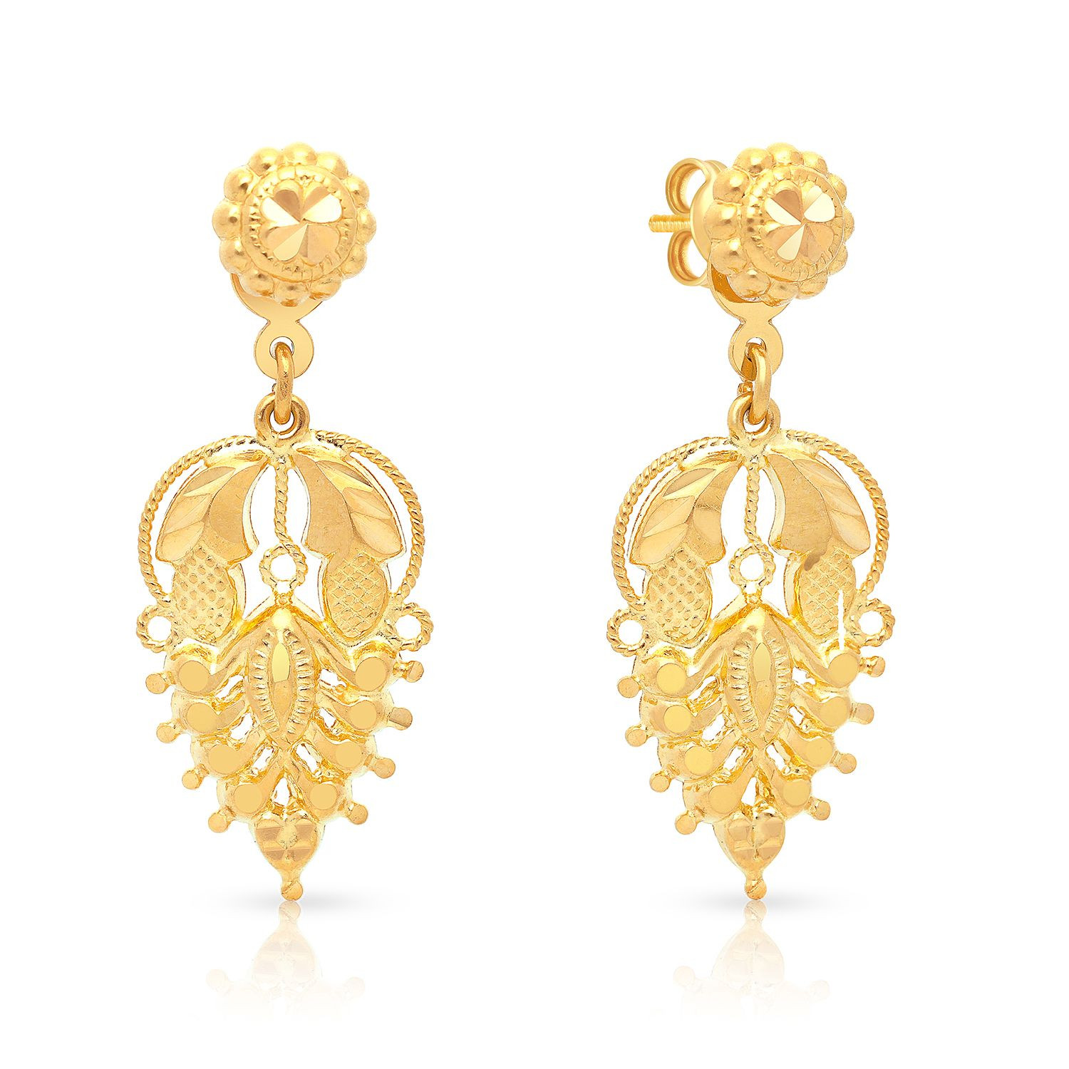 Buy Malabar Gold Earring USER010251 for Women Online | Malabar Gold ...