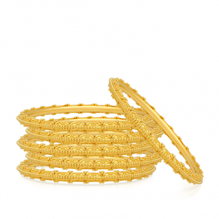 Malabar Gold Bangle Set BSUSBNCOS44433