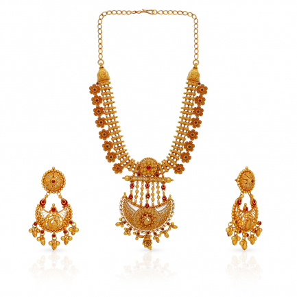 Divine Gold Necklace Set NSDVAKT23NK02