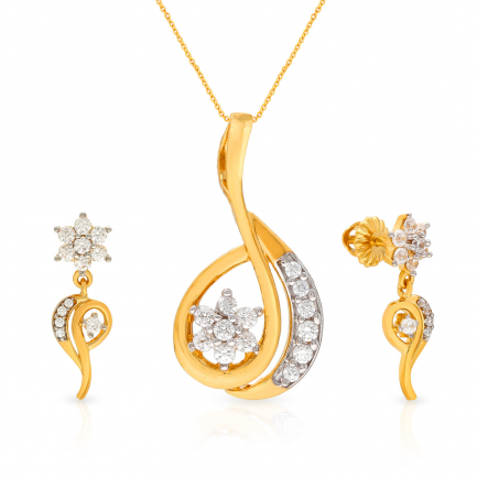 Malabar Gold Pendant Set PSUSPDDZL22388