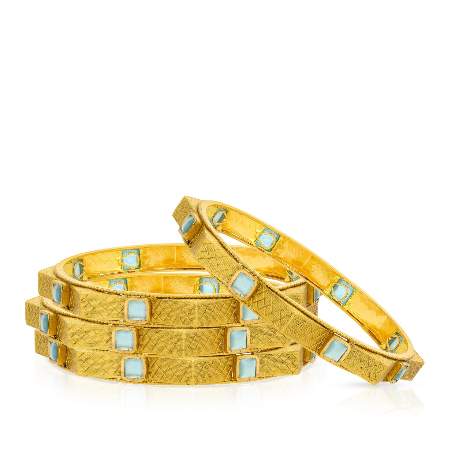 Ethnix Gold Bangle Set BSBG0413825