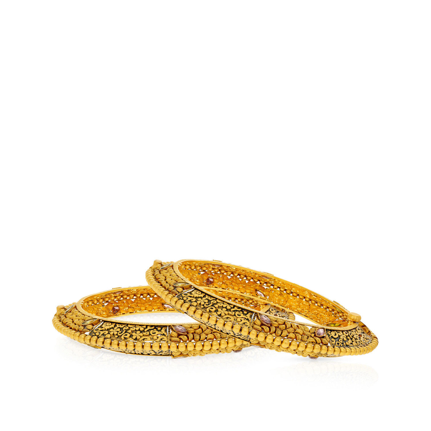 Ethnix Gold Bangle Set BSBG2688164
