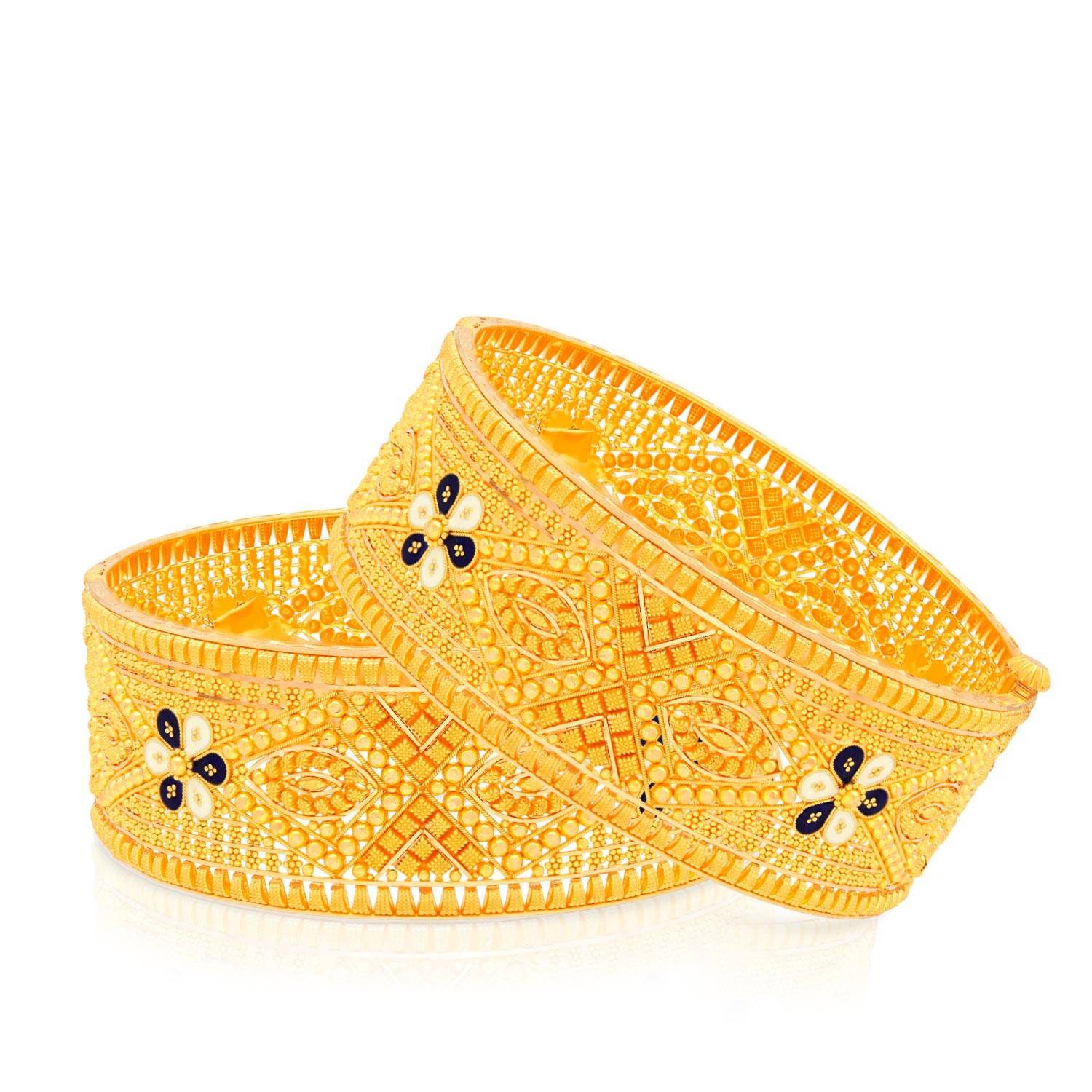 Malabar Gold Bangle Set BSUSBNCOS15052