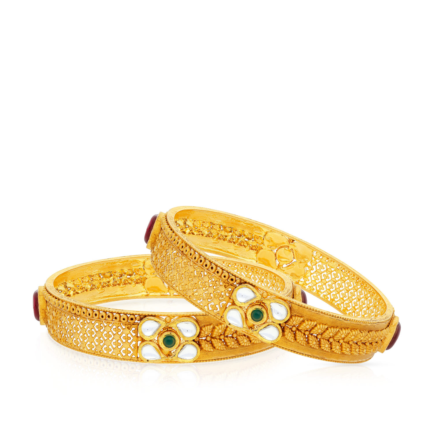 Ethnix Gold Bangle Set BSUSBG4283040