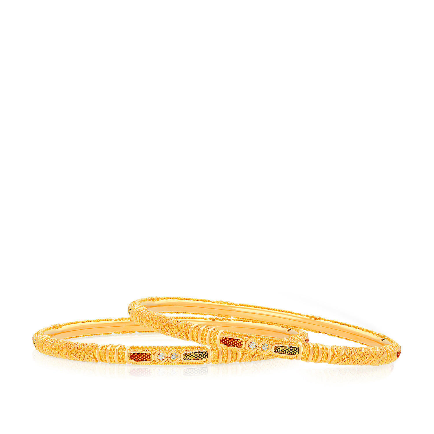 Malabar Gold Bangle Set BSBNBNCOS15534