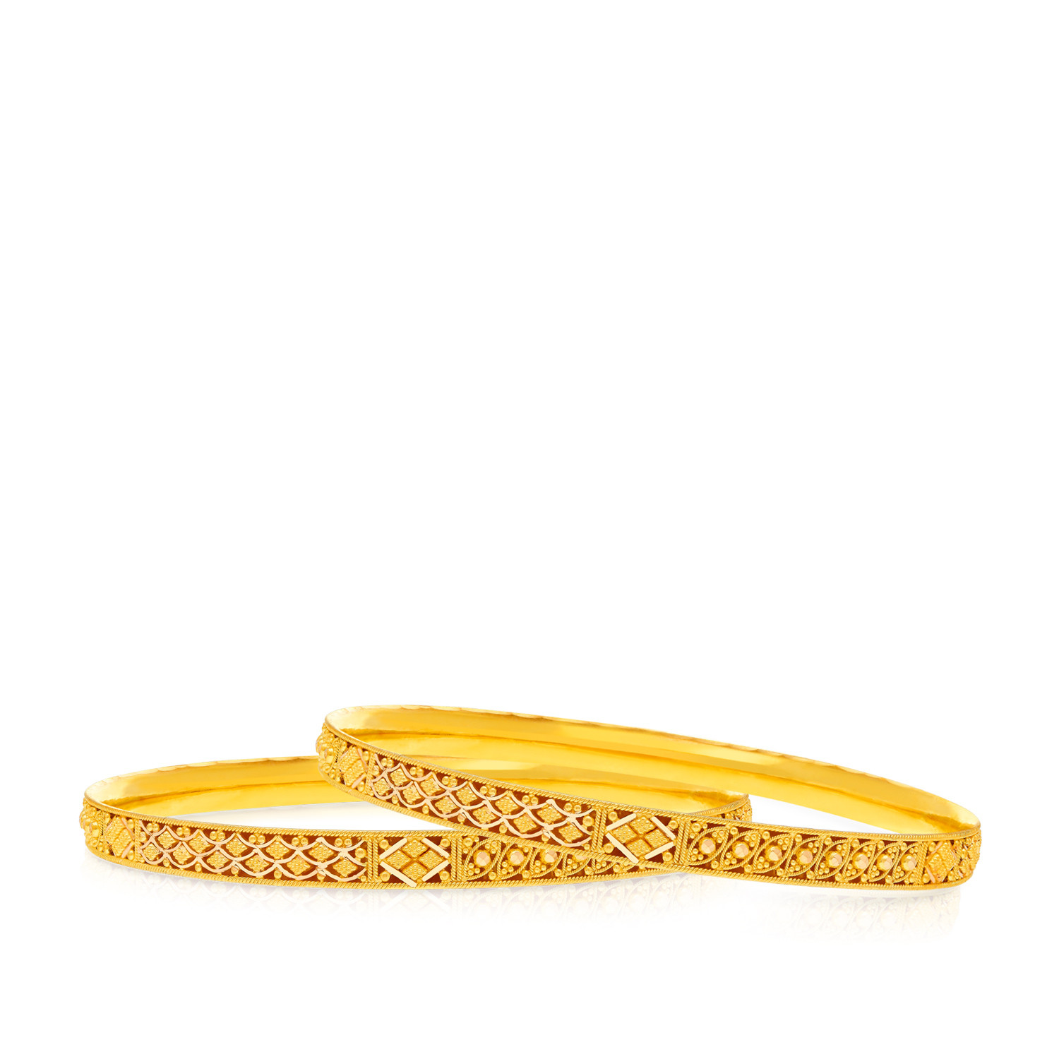 Malabar Gold Bangle Set BSUSBNBNCOS43897