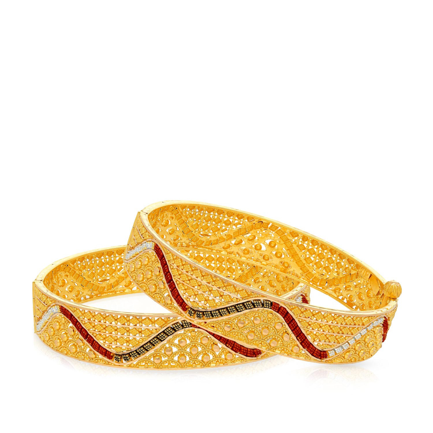 Malabar Gold Bangle Set BSBNCOS15309