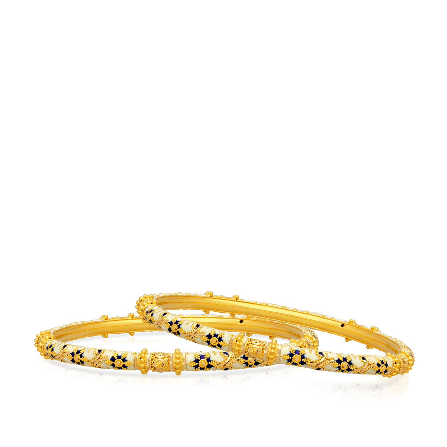 Malabar Gold Bangle Set BSUSBNCOS15427