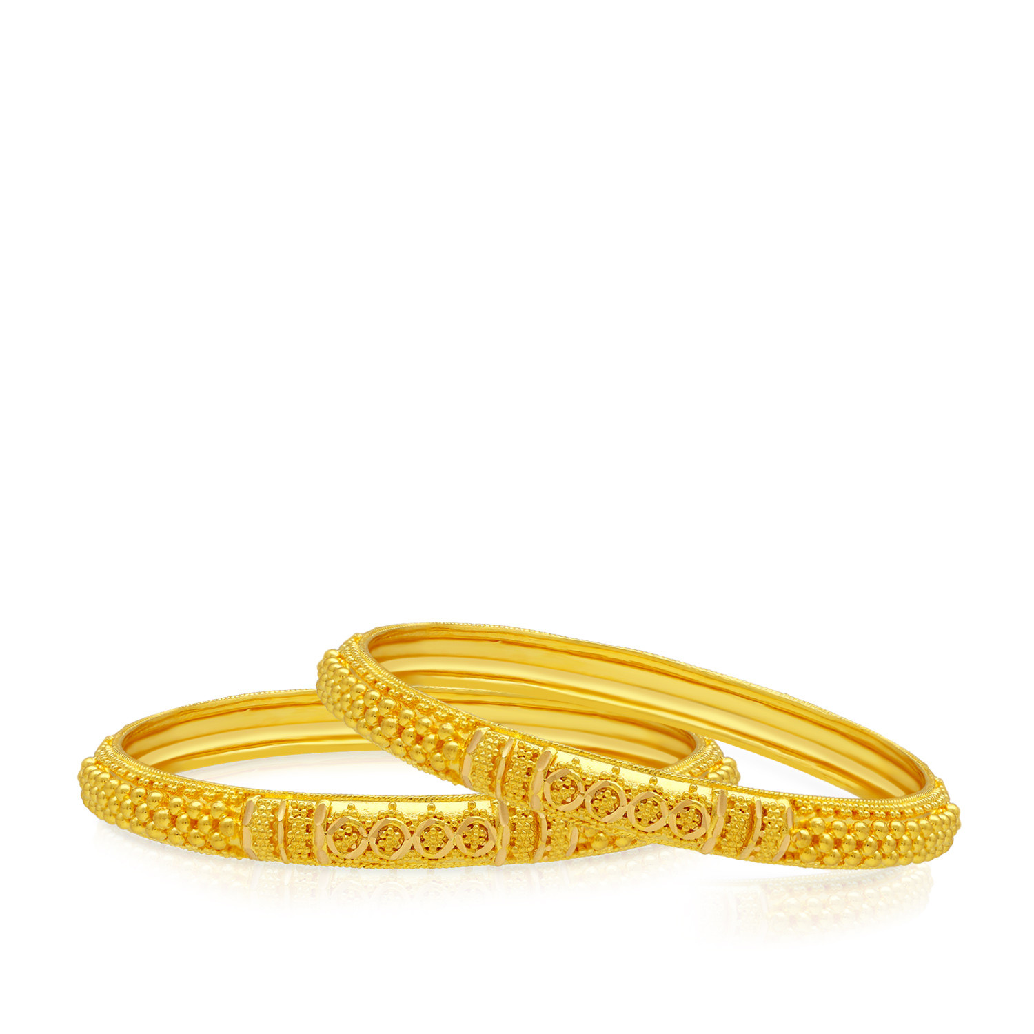 Malabar Gold Bangle Set BSUSBNCOS16173