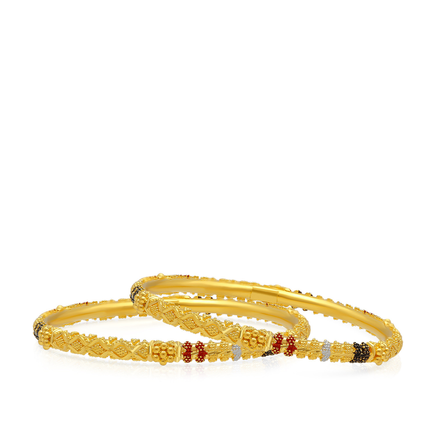Malabar Gold Bangle Set BSUSBNCOS16239