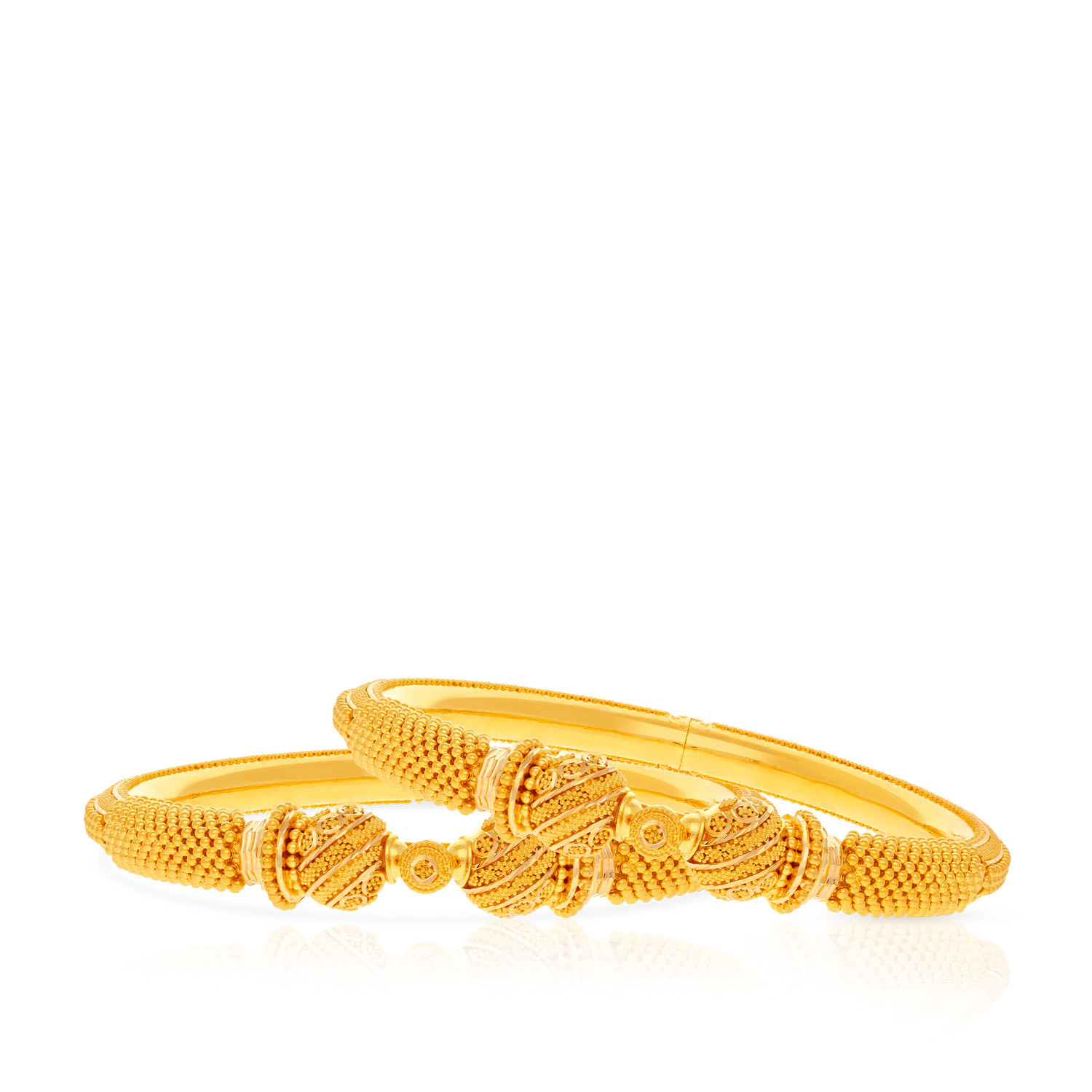 Malabar Gold Bangle Set BSUSBNCOS16401