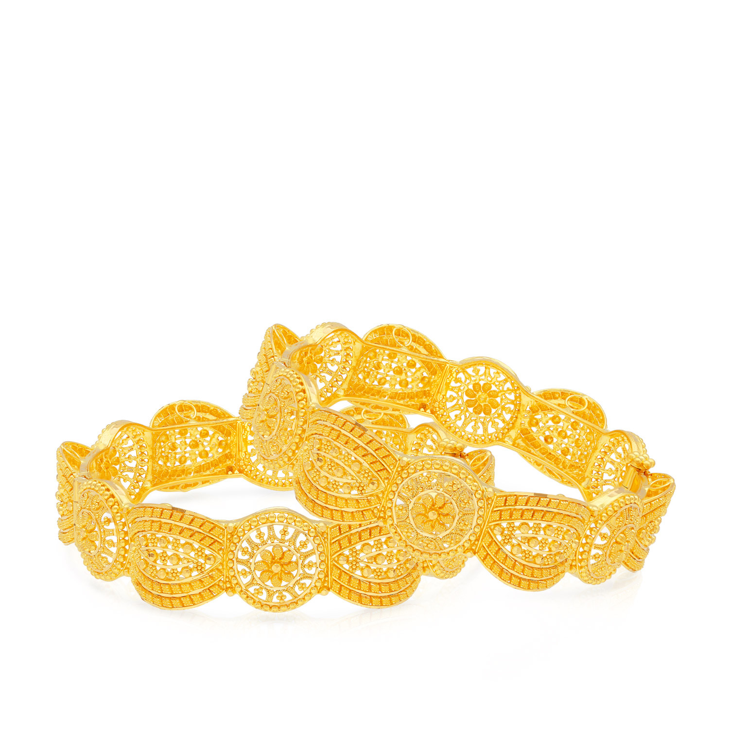 Malabar Gold Bangle Set BSUSBNCOS43801