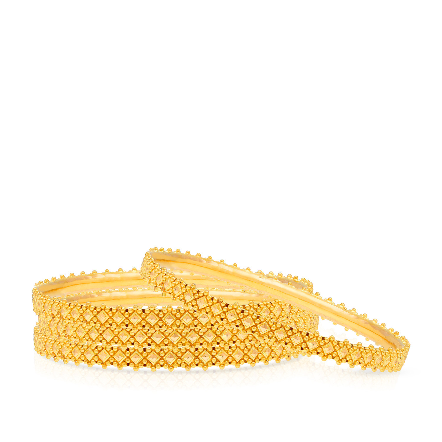 Malabar Gold Bangle Set BSUSBNCOS44404