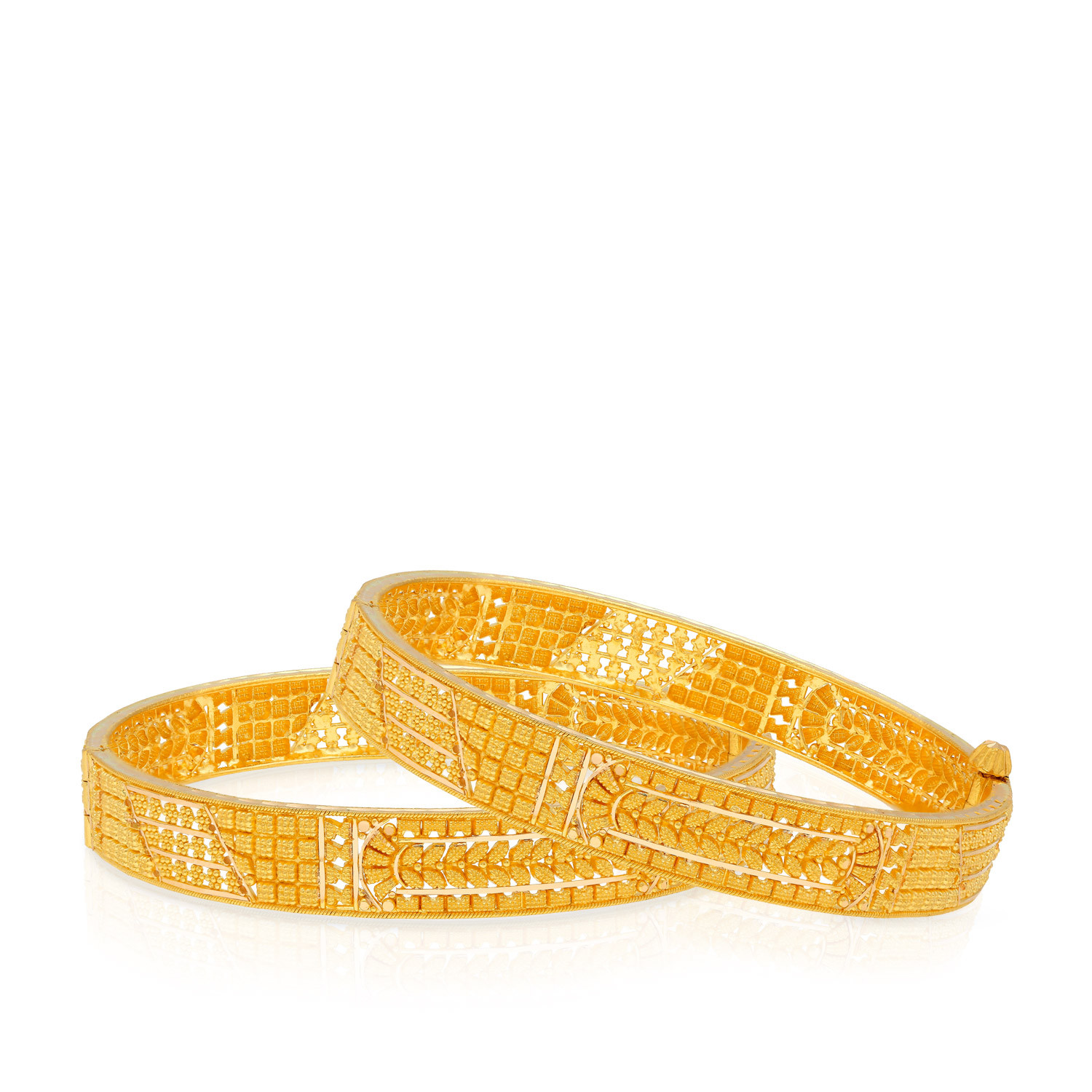 Malabar Gold Bangle Set BSUSBNCOS44557