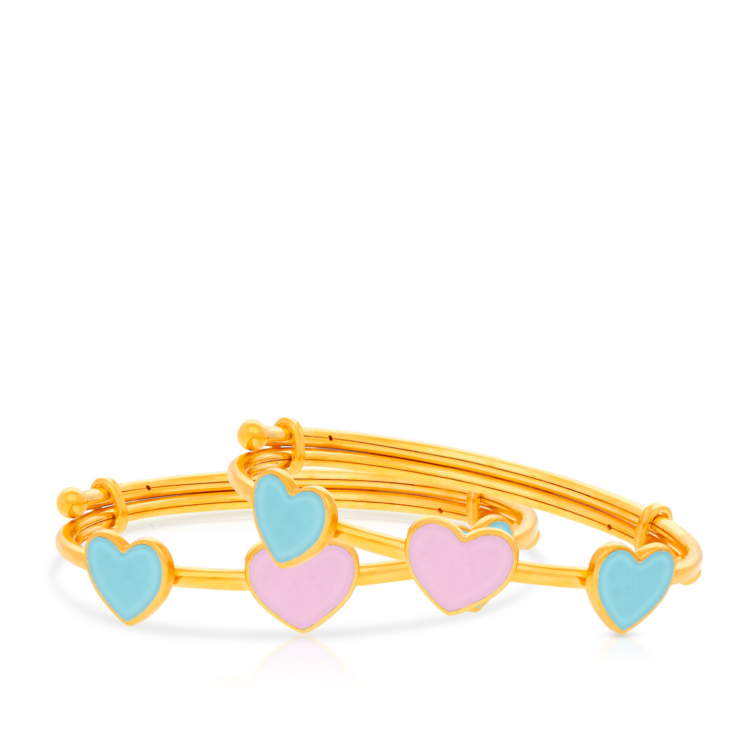 Starlet Gold Bangle Set BSUSBNDZL20292_A