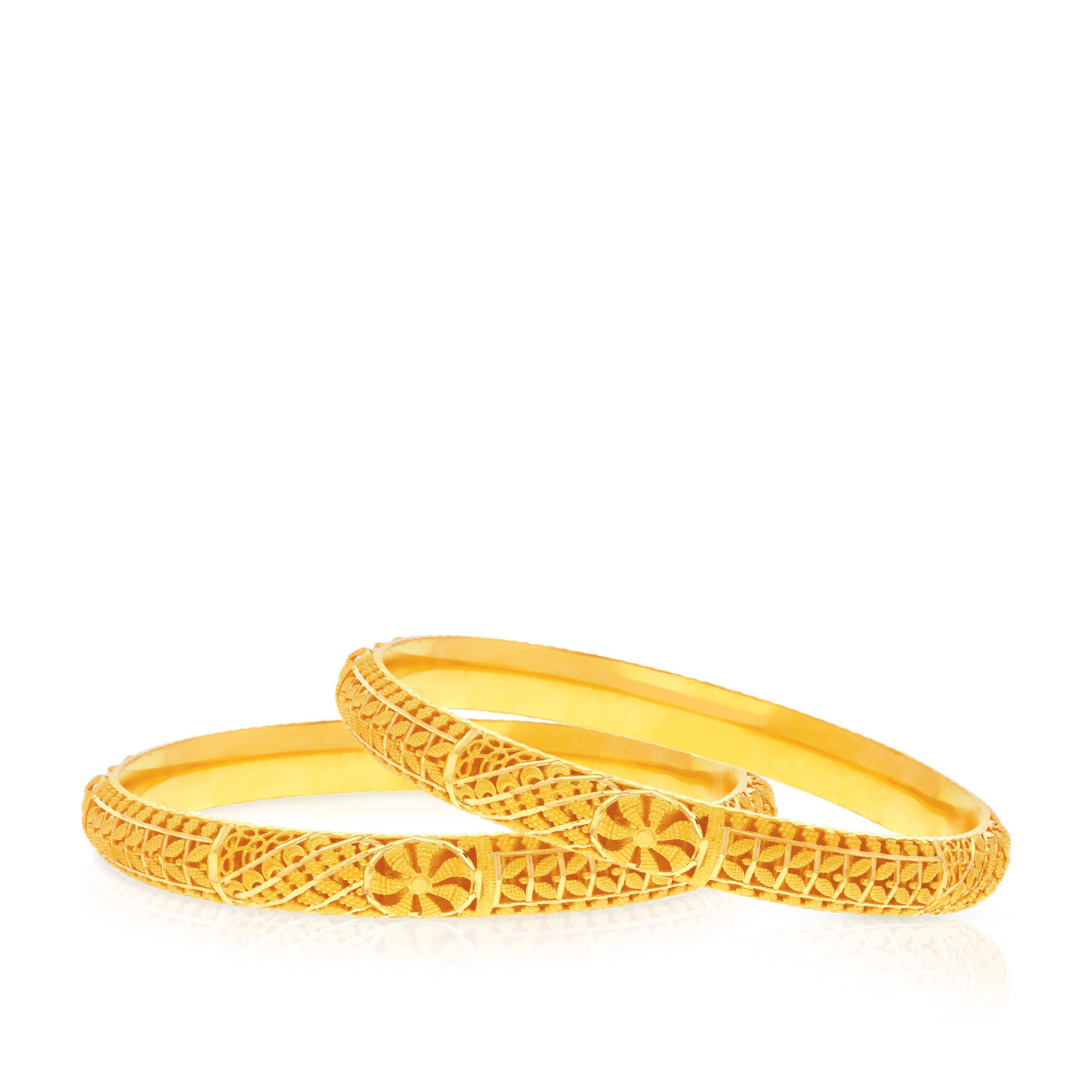 Malabar Gold Bangle Set BSUSEMBNCSPL319