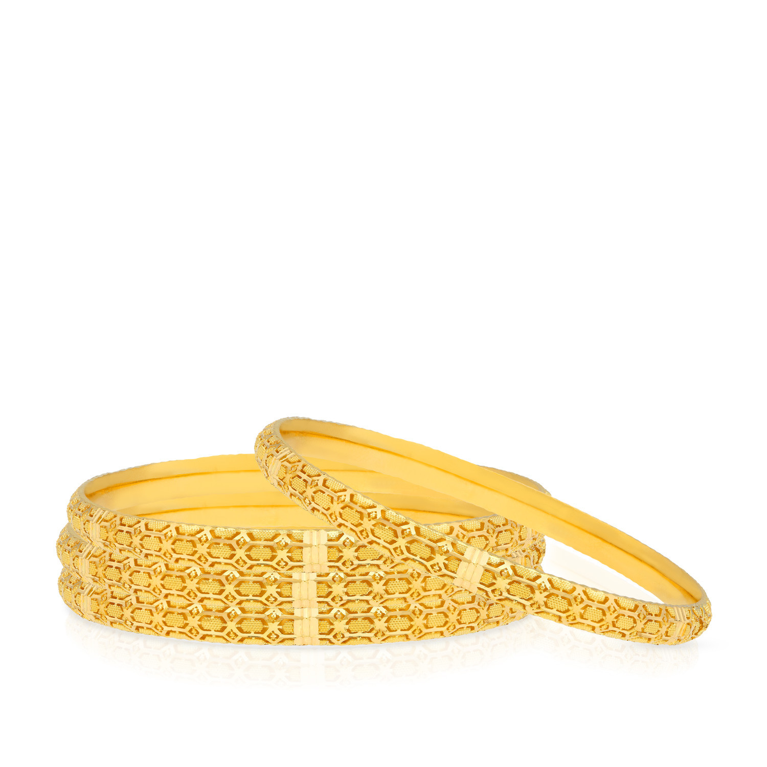 Malabar Gold Bangle Set BSUSEMBNCSPL413