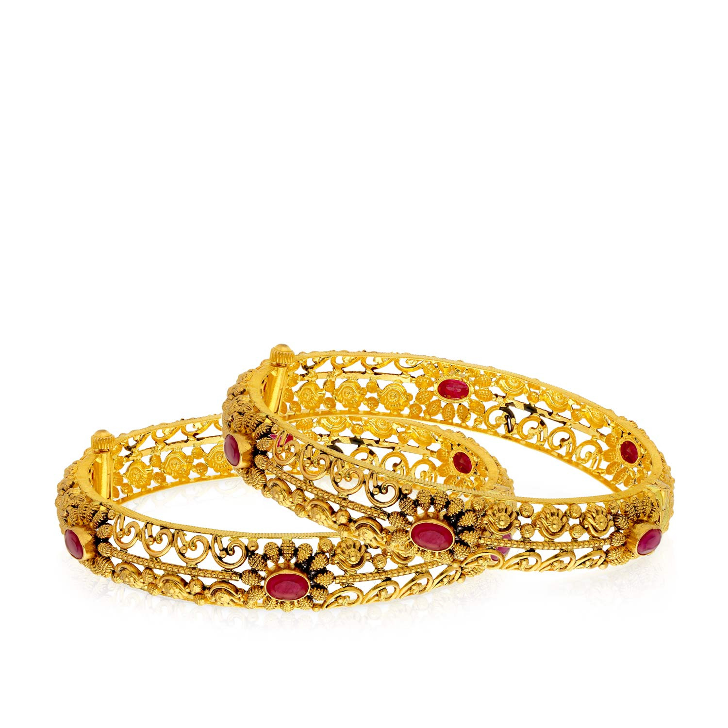 Precia Gemstone Bangle Set BSUSPGNATQ130BN8
