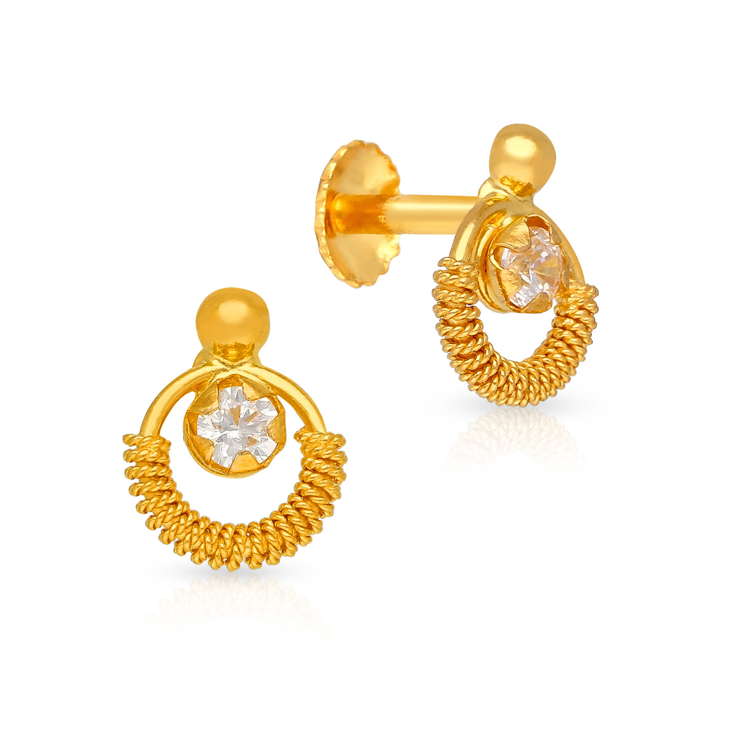 Malabar Gold Earring EMER452