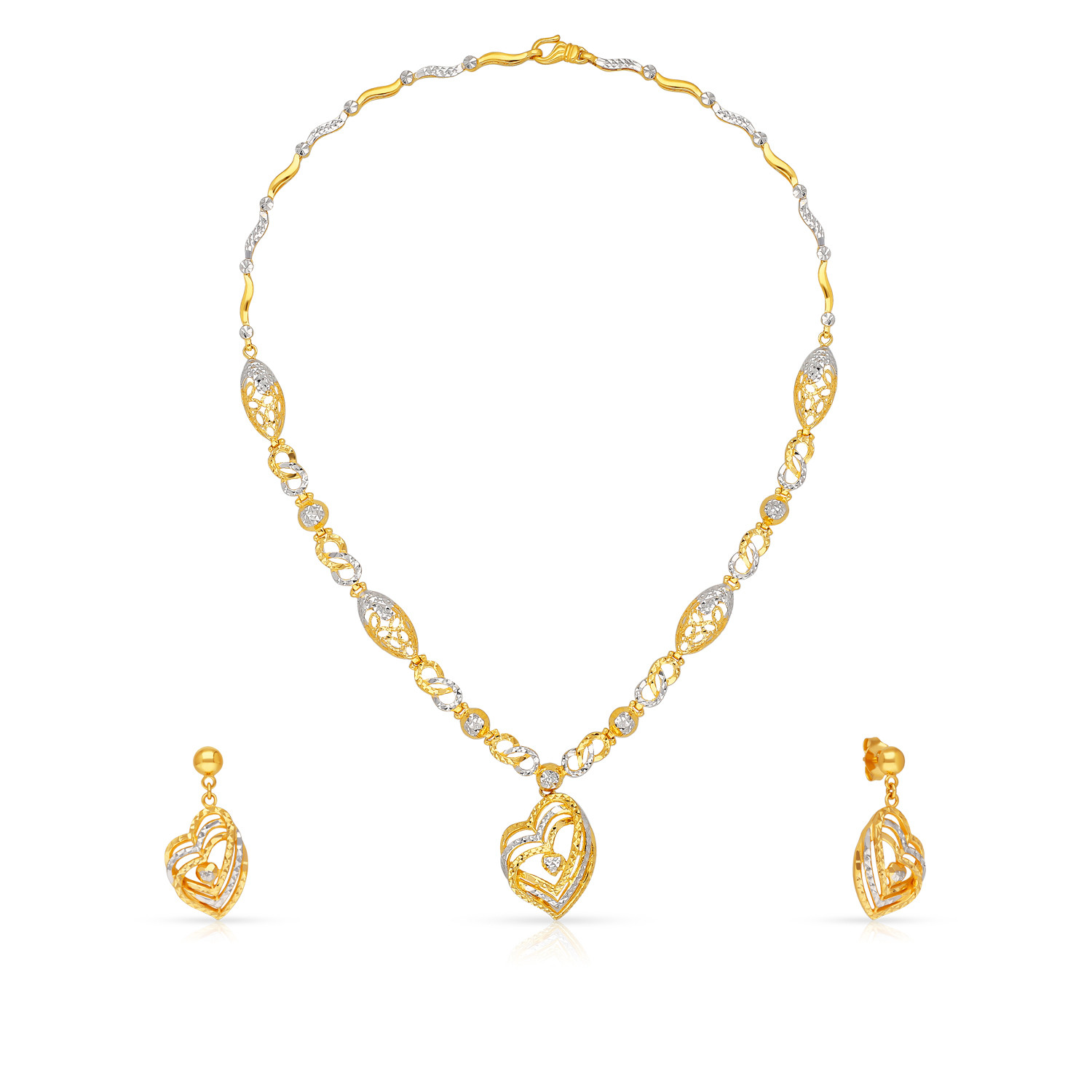 Malabar Gold Necklace Set NSAINKOM041