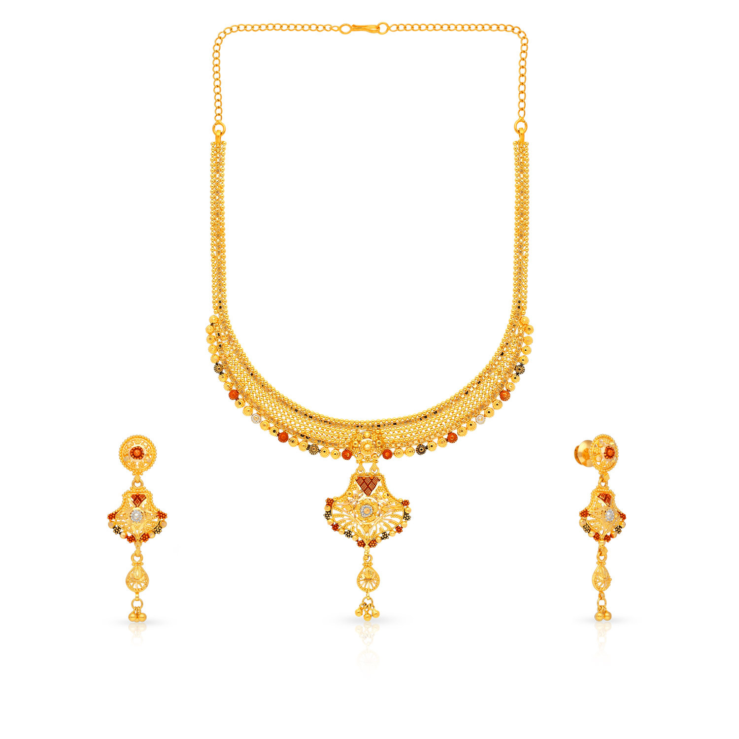 Malabar Gold Necklace Set NSNK3074328