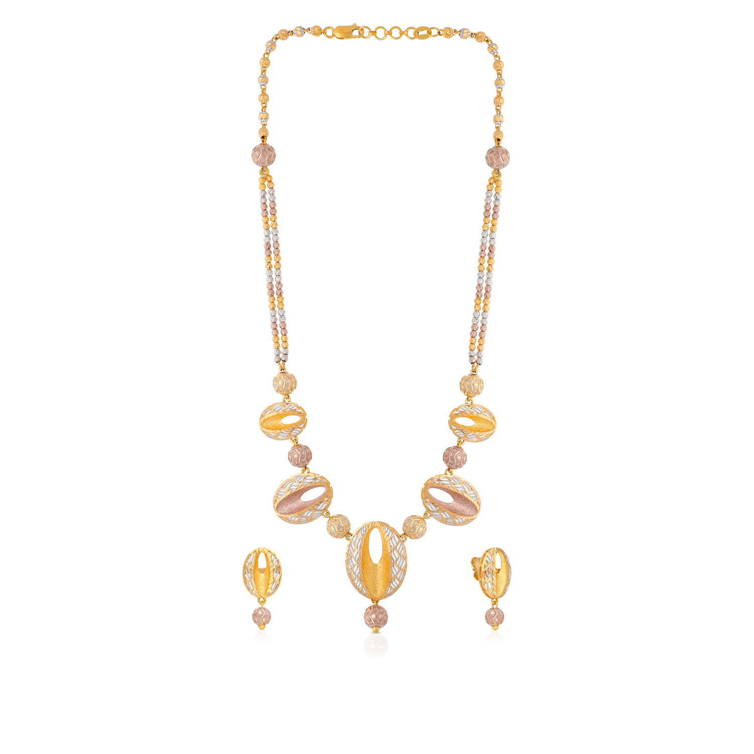 Malabar Gold Necklace Set NSNVNKBL5003