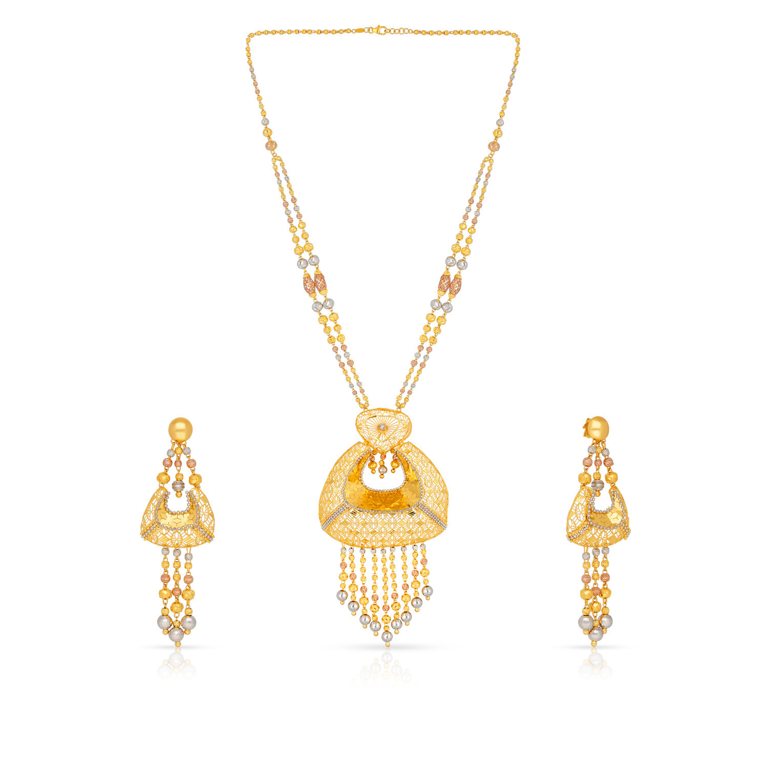 Malabar Gold Necklace Set NSNVNKBL6046