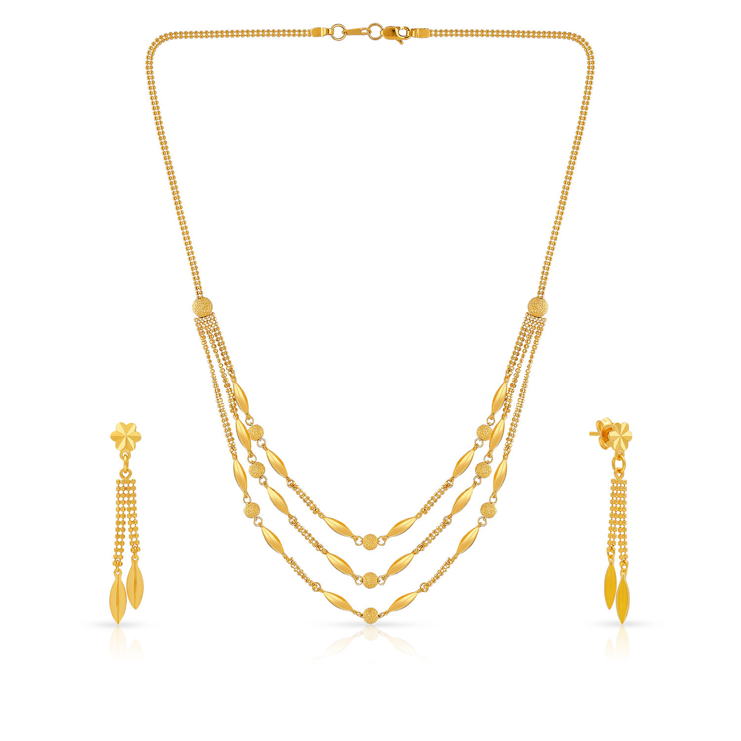 Malabar Gold Necklace Set NSUSAINKCR057