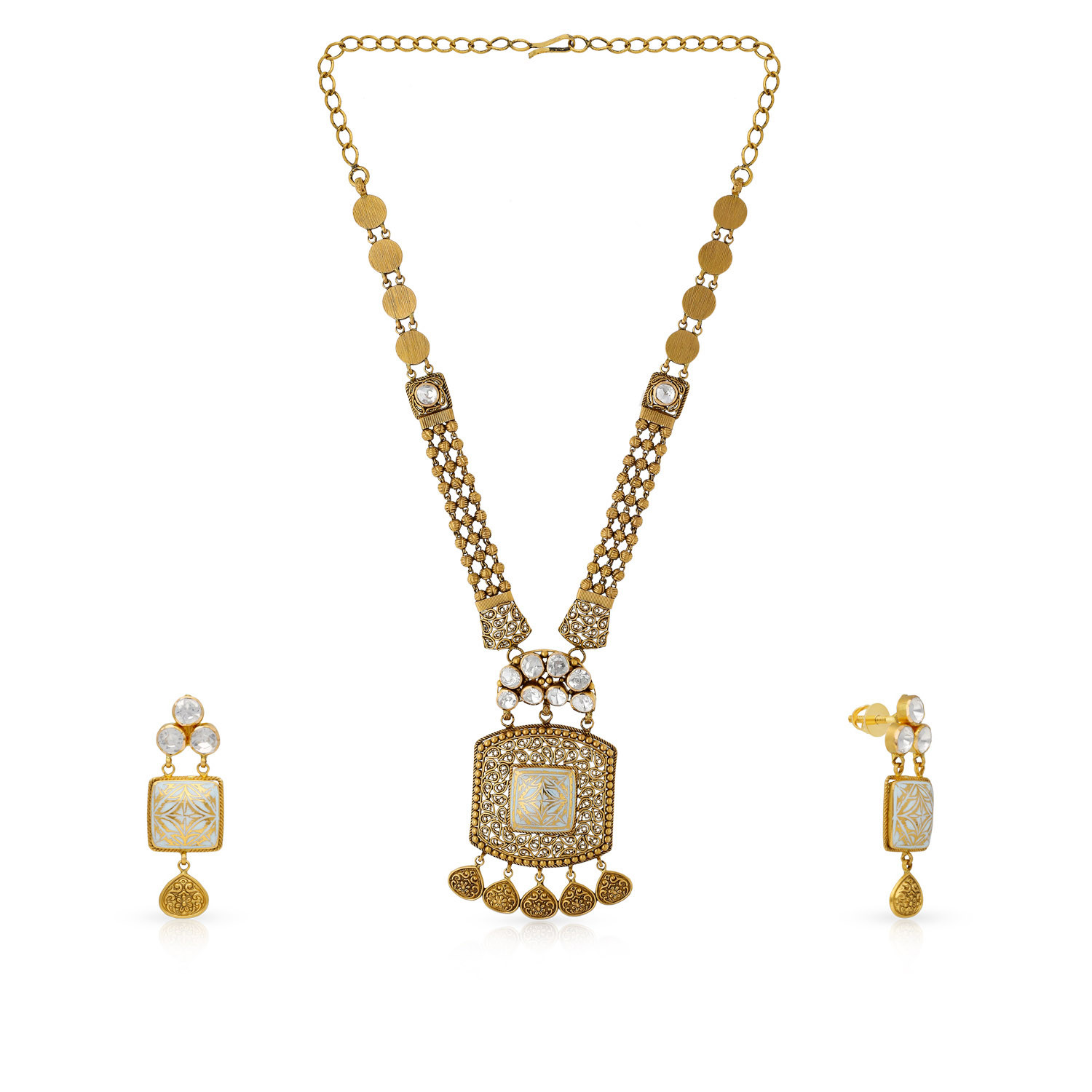Ethnix Gold Necklace Set NSUSNK1562738
