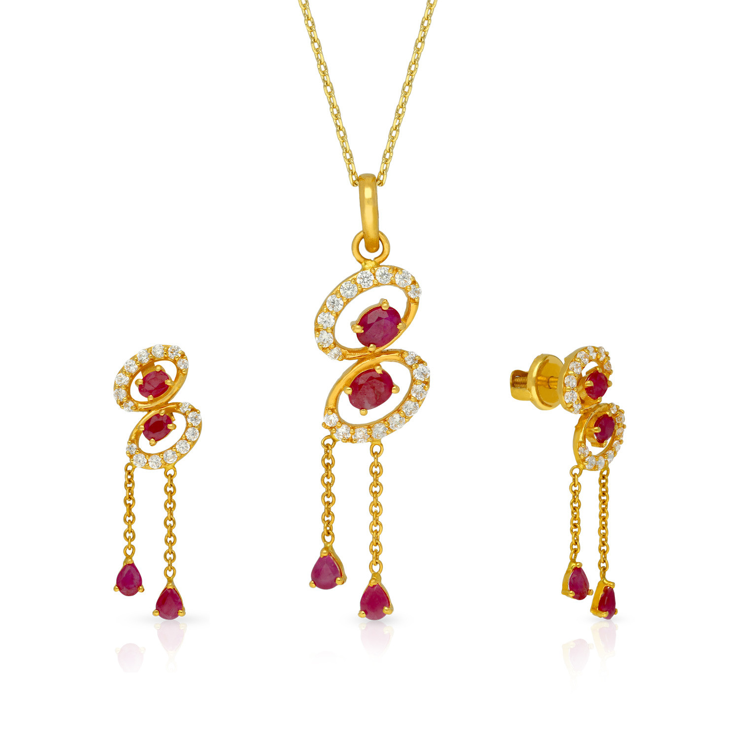 Precia Gemstone Pendant Set PSUSPRGGEN040PN5