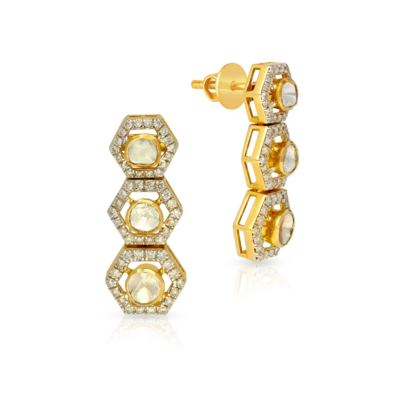 Era Uncut Diamond Earring EVZGEN138ER2