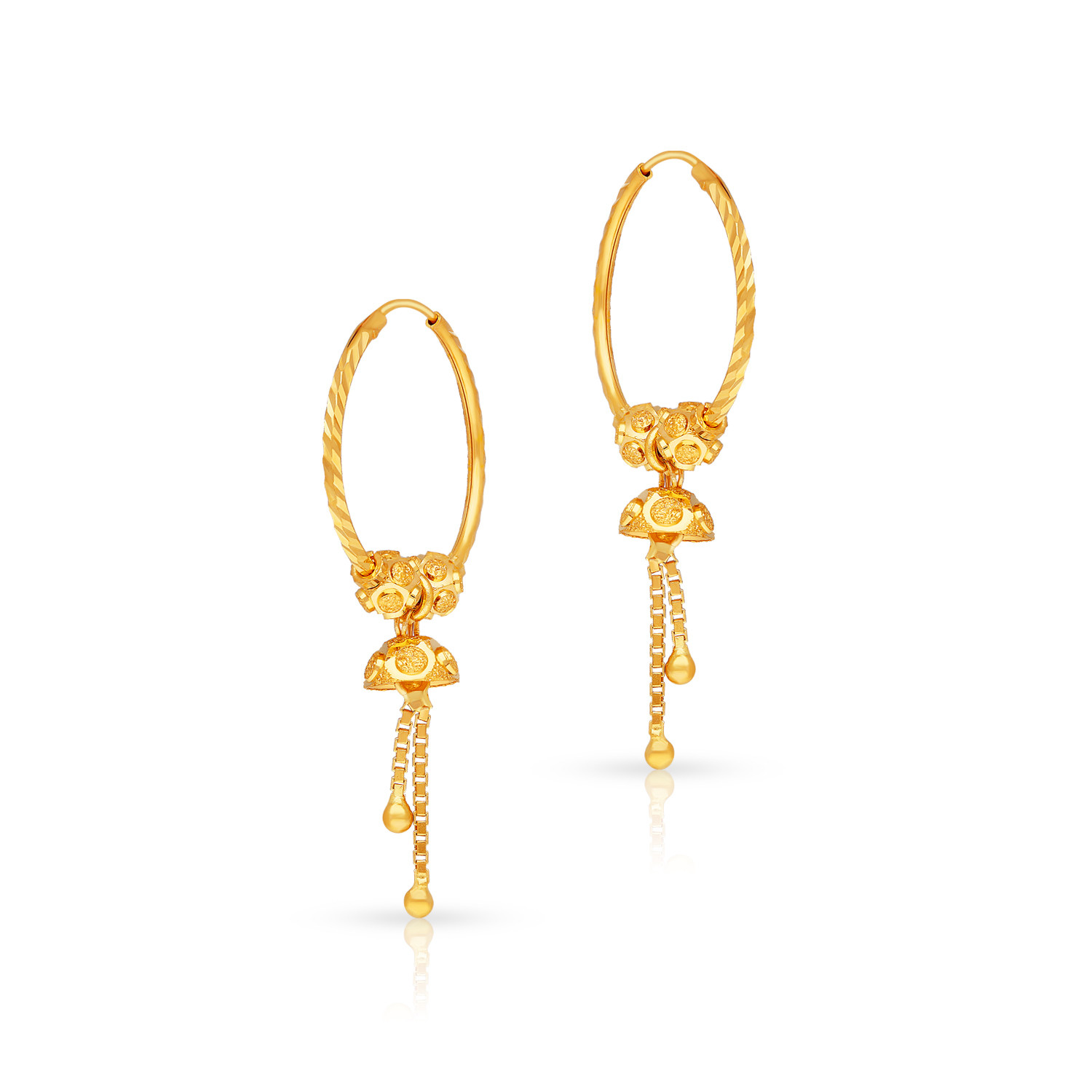 Malabar Gold Earring USNVER015_B