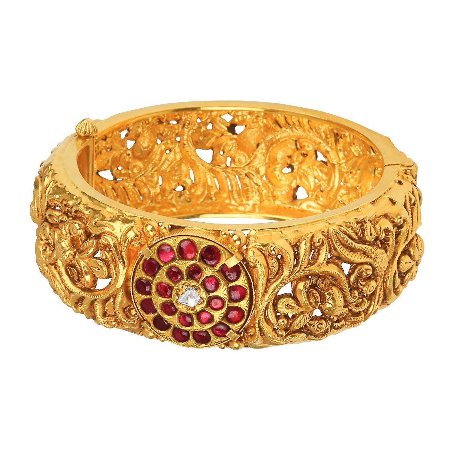 Vijaya Nagara Dynasty Divine Gold Bangle BADIBVA004