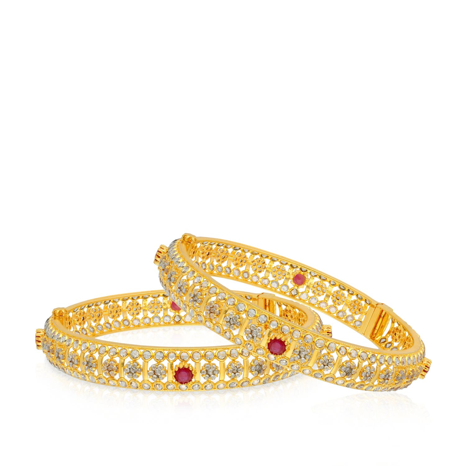 Era Uncut Diamond Bangle Set BSUSEGNREG054BN8_A