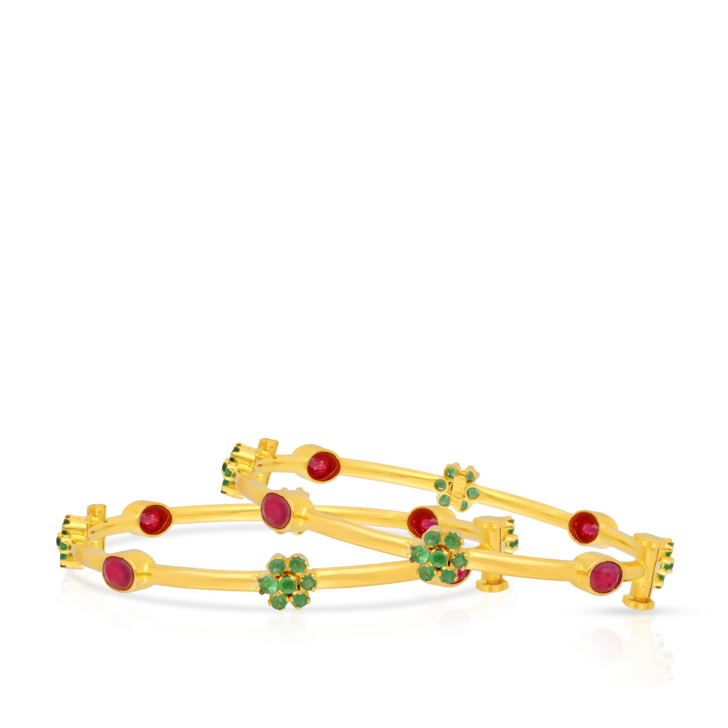 Precia Gemstone Bangle Set BSUSPGNSOC088BN8_A