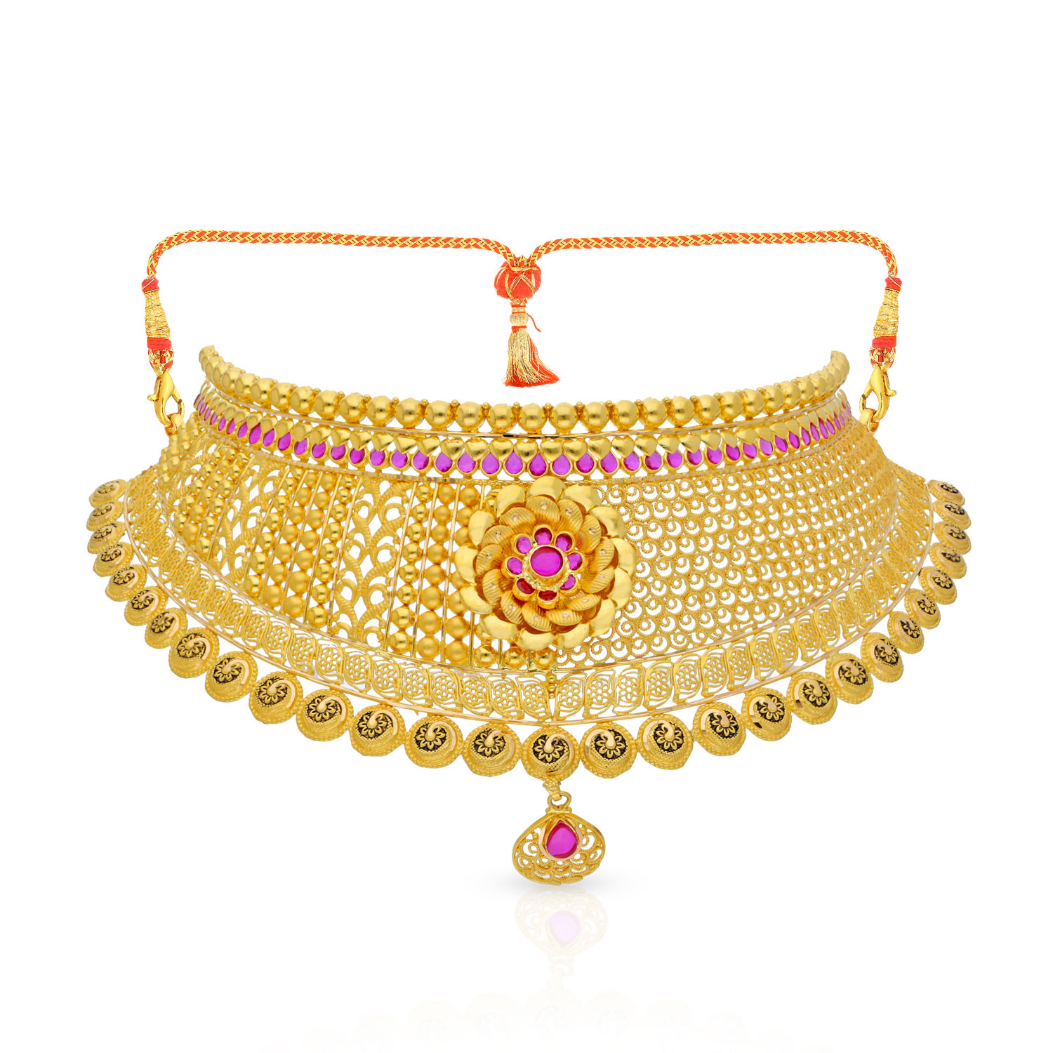 Malabar Gold Necklace NEGEACRUCBY005