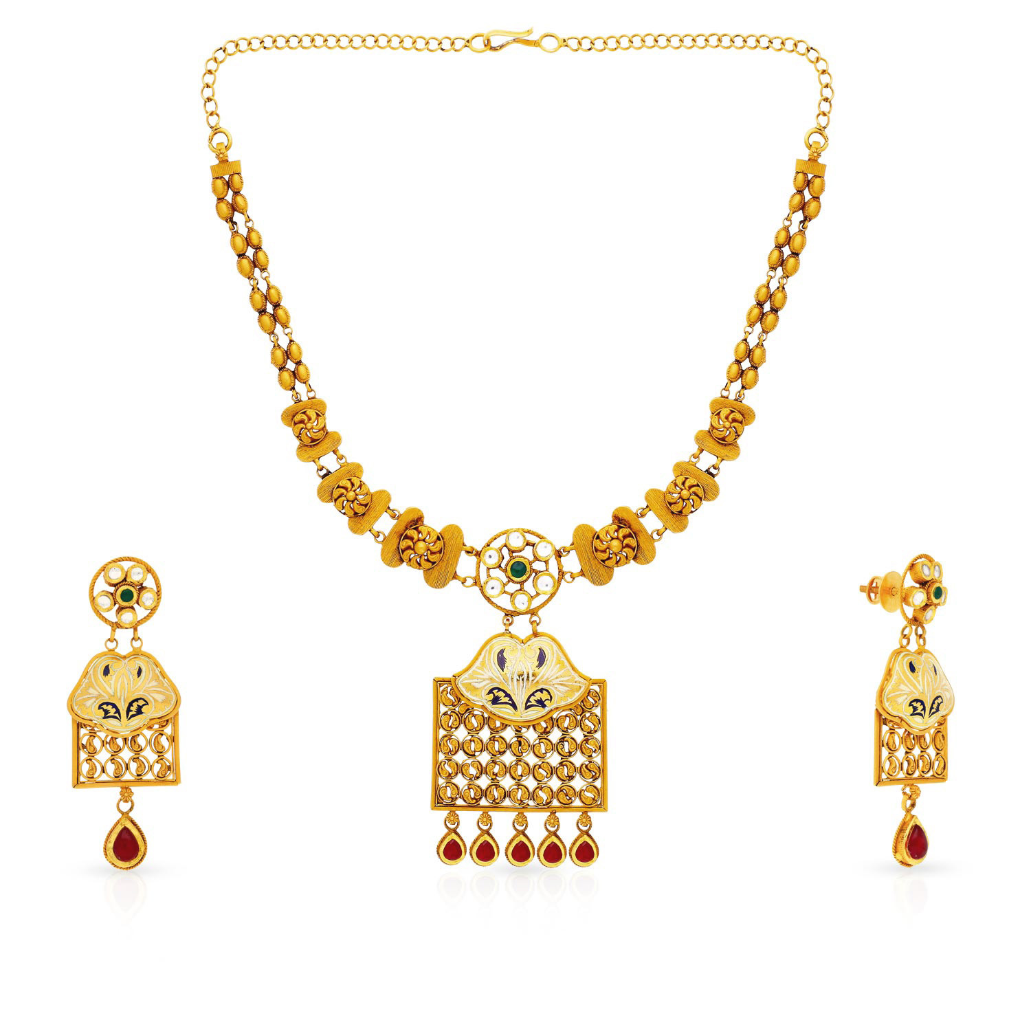 Ethnix Gold Necklace Set NSNK8562150