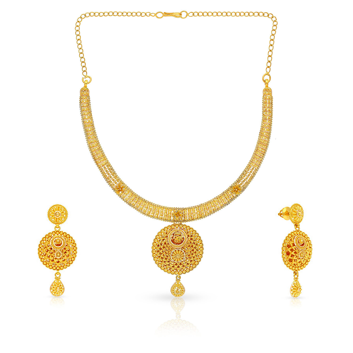 Malabar Gold Necklace Set NSUSNK9812925