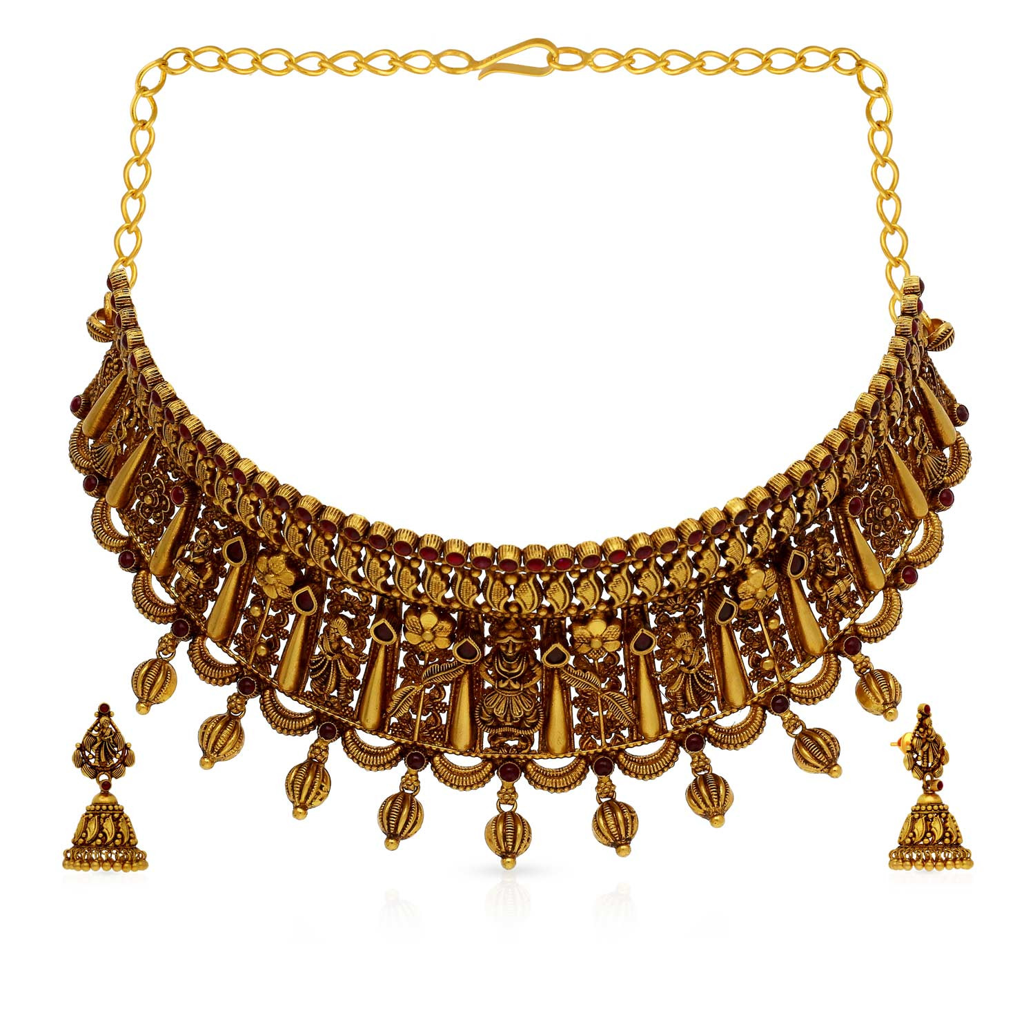 Divine Gold Necklace Set NSUSNKNTA10017