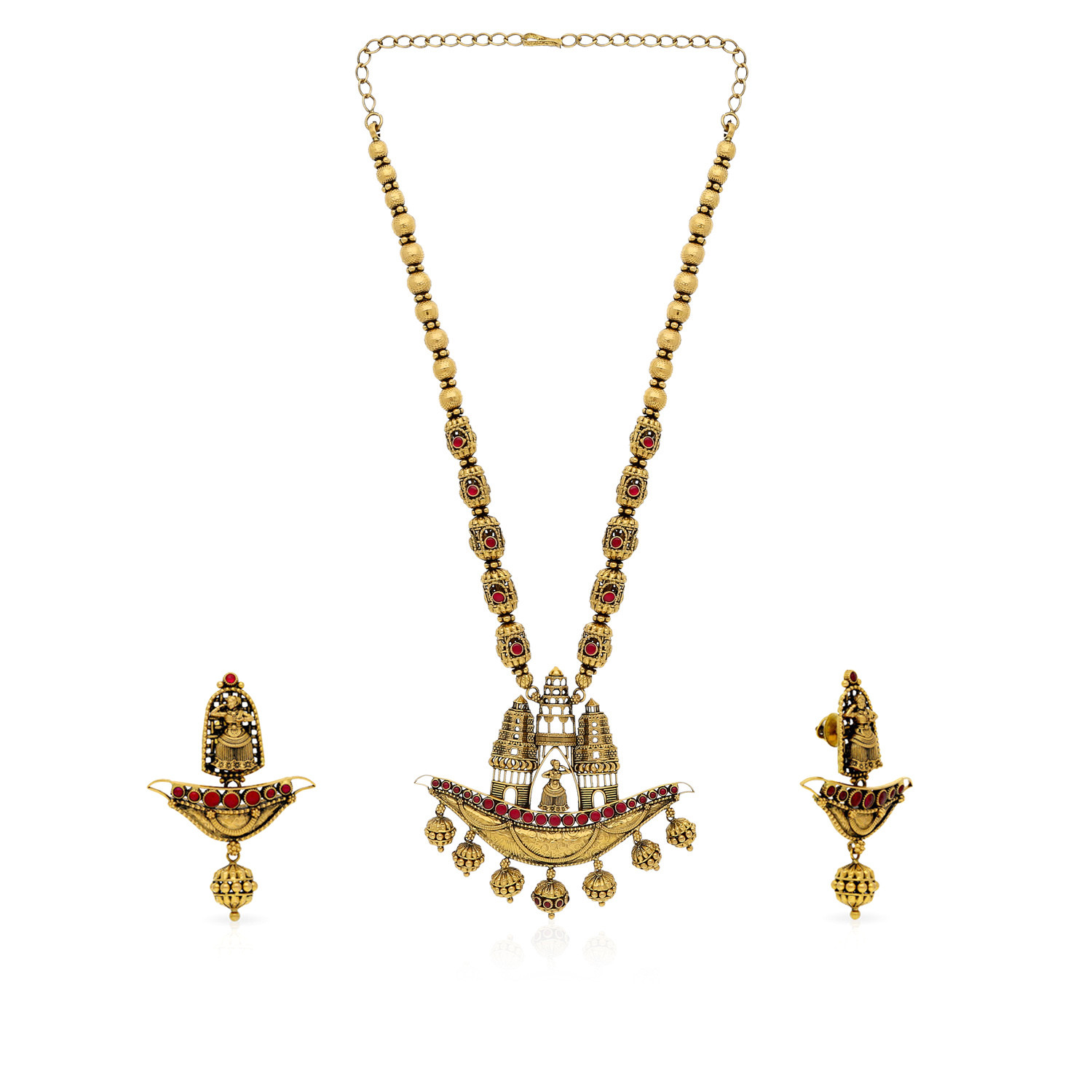 Divine Gold Necklace Set NSUSNKNTA10038