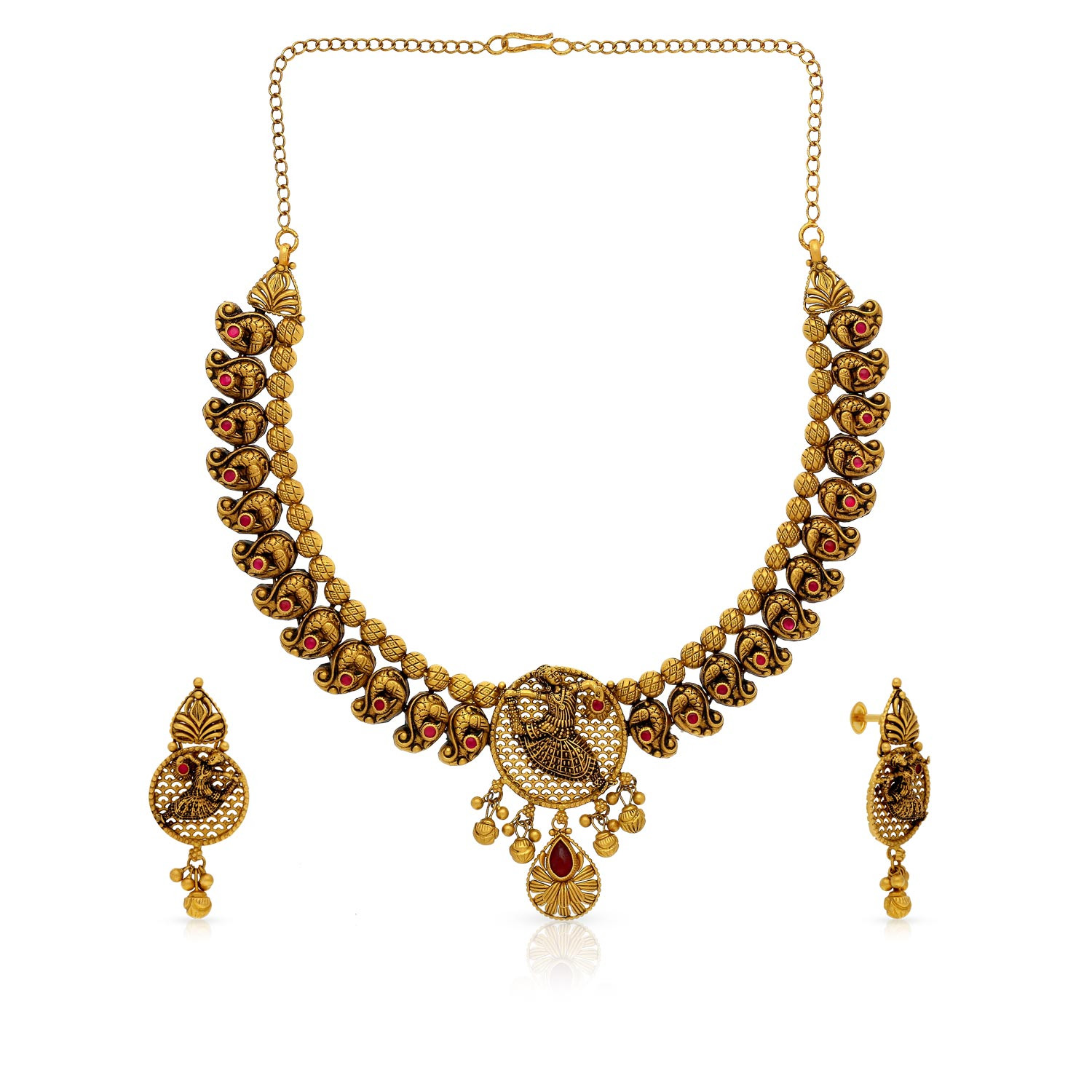 Divine Gold Necklace Set NSUSNKNTA10061