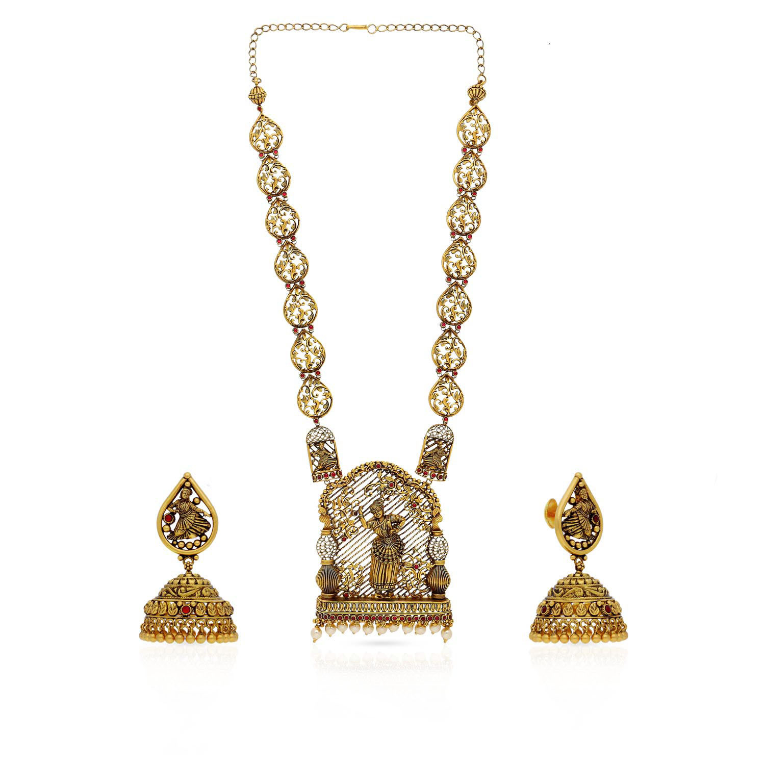 Divine Gold Necklace Set NSUSNKNTA10110