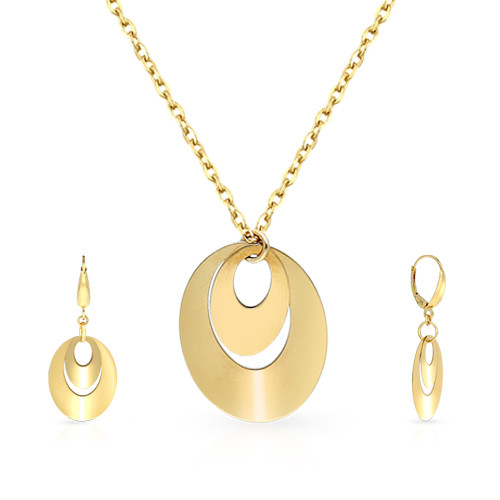 Malabar Gold Necklace Set NSZOFSHNK032
