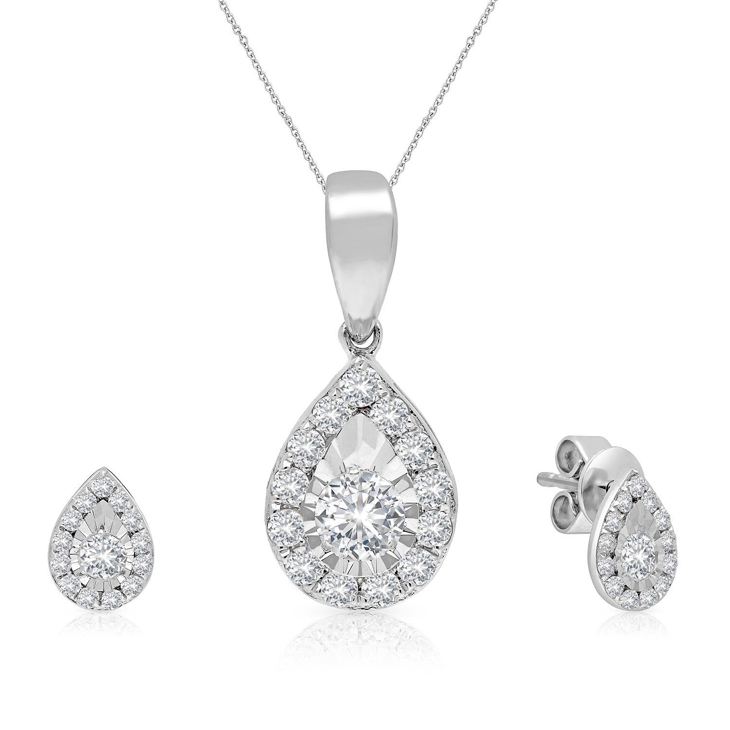 Mine Diamond Pendant Set PSMGNARA033PN6