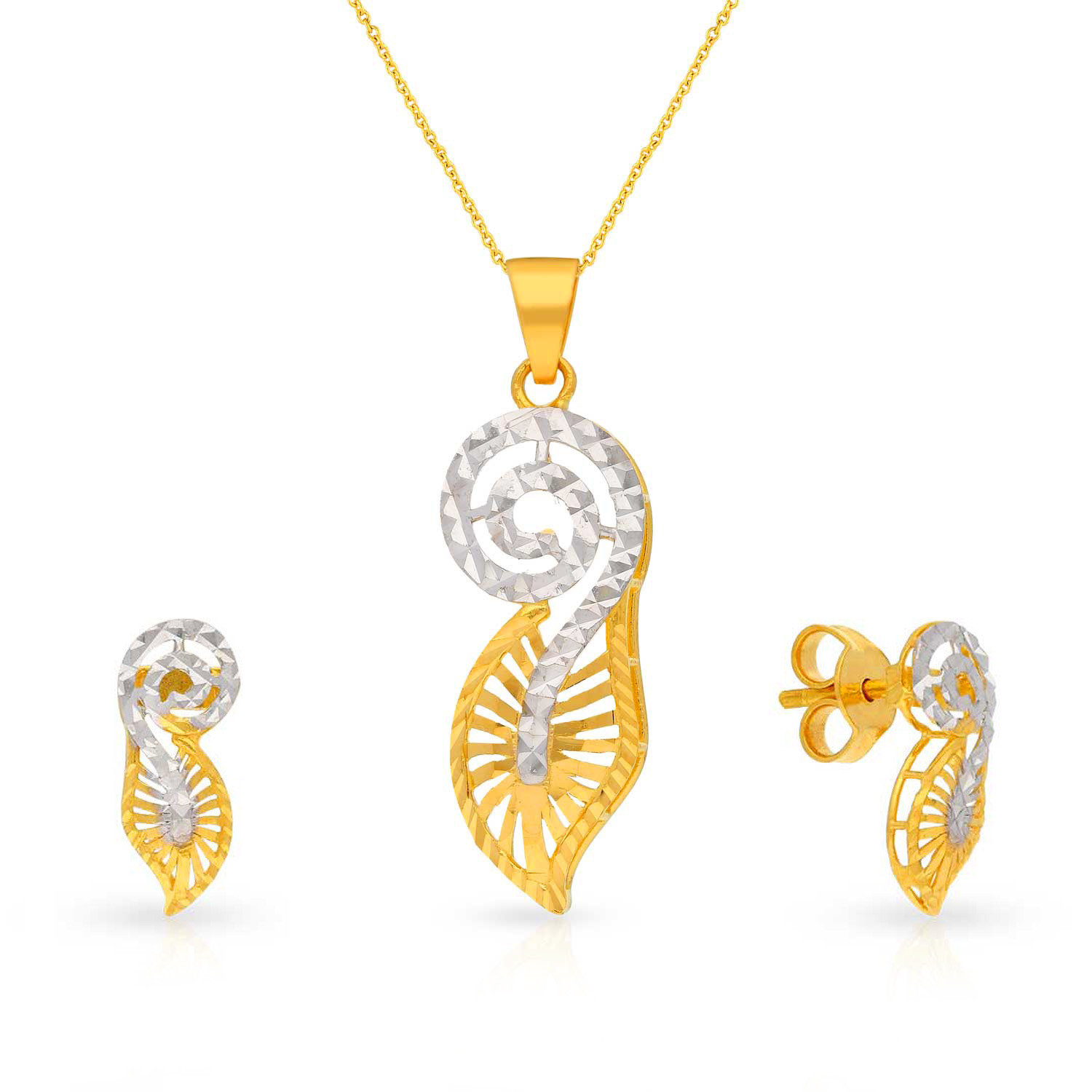 Malabar Gold Pendant Set PSPD9092724