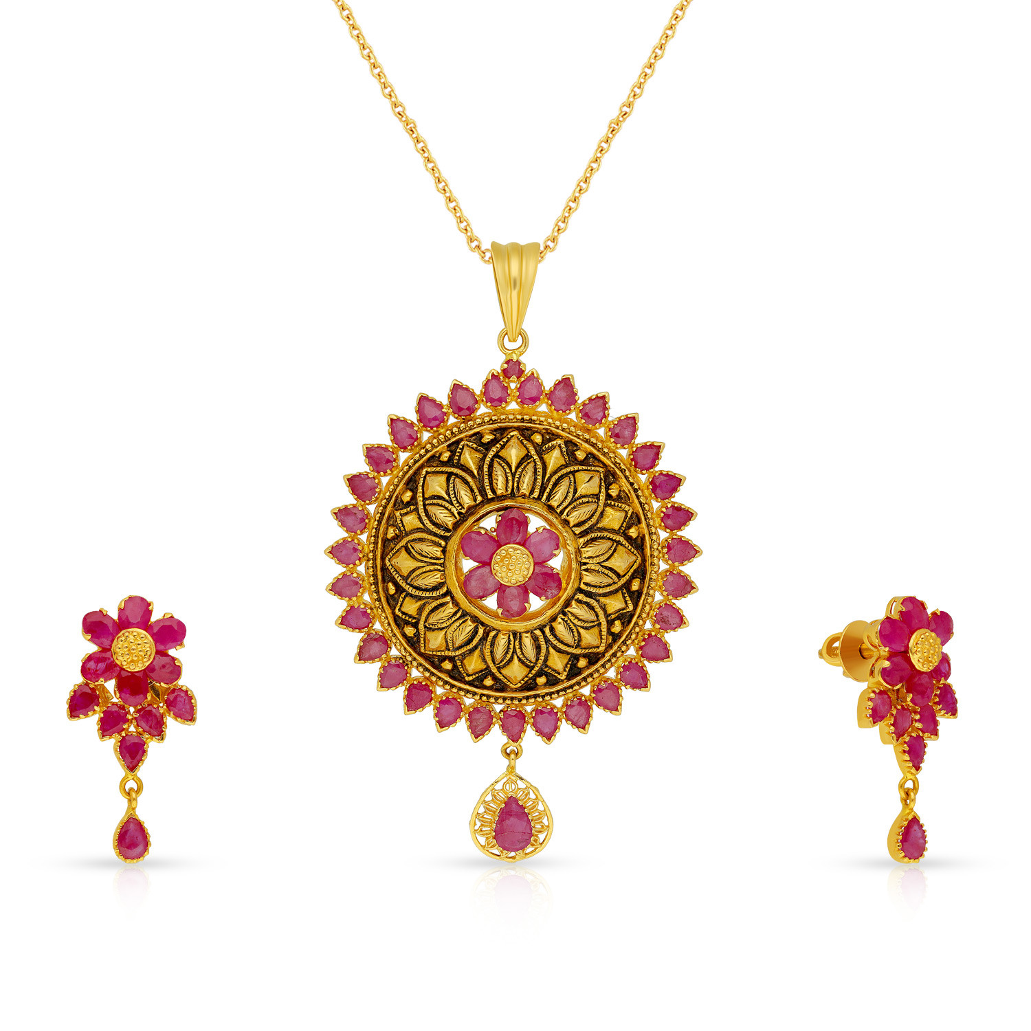 Precia Gemstone Pendant Set PSPRGATQ004PN5