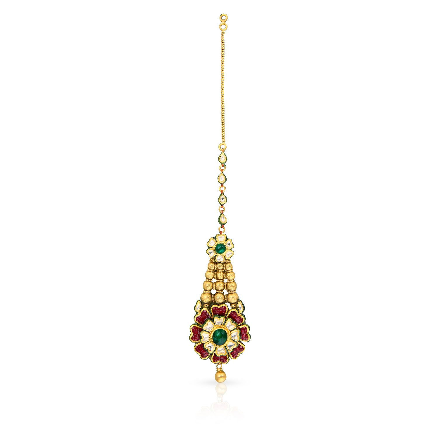 Bollywood Bride Gold Earring SANQBIS01433