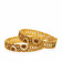 Ethnix Gold Bangle Set BSUSBN-245463_A